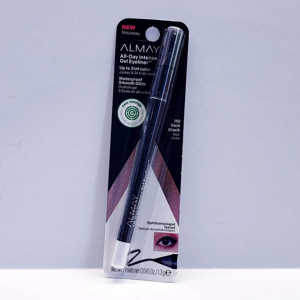 Almay All-Day Intense Gel Eyeliner, # 110 Rich Black, 0.045 oz